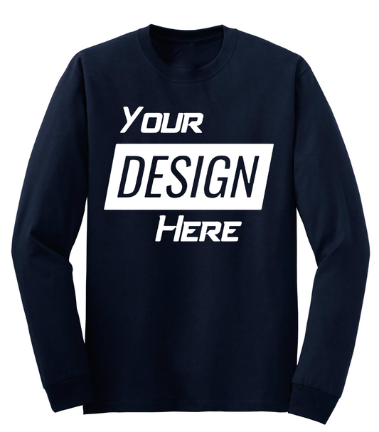 Custom Heavy Cotton Long Sleeves (100 pcs)